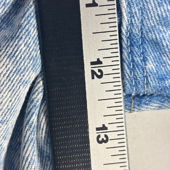 Vintage Rustler Brand Mens Jeans 39x30 Acid Wash Denim Straight Leg Zip Fly 80s - Picture 5 of 9